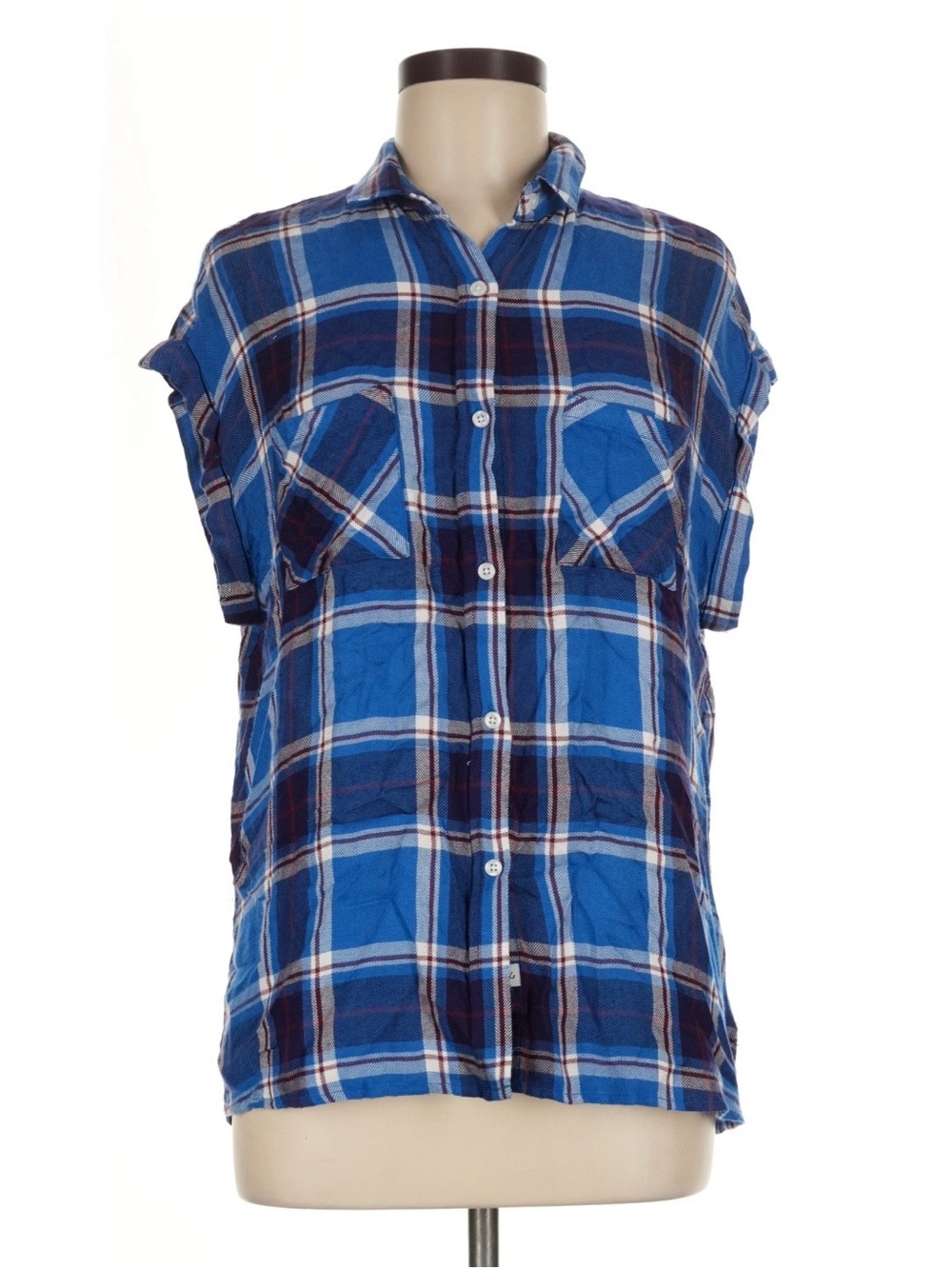 Rails Blue Plaid Button-Down Shirt